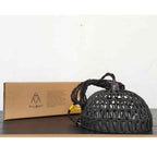 Lighting fixtures, 1-Light Pendant Light,Boho Black Woven Rattan Basket with Twist Hemp Hanging Cord Plug in Coastal Pendant Lamp for Dining Living Room Kitchen Island Foyer Bedroom Hallway