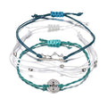 choice of all String Bracelets for Women Boho Wave Surfer Beach Wear Cute Bracelets Set Summer Friendship Jewelry Accessories Beach Stuff - color: C3:3 pcs green mountain string bracelets