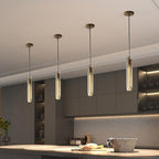 Pendant Lights Kitchen Island Pendant Lights Pendant Light fixtures Kitchen Pendant Light pendent Light 15" Amber Crystal lampshade Island Pendant Lights for Kitchen - color: Amber,Copper color
