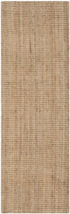 SAFAVIEH Natural Fiber Collection Runner Rug - 2'3" x 7', Natural, Handmade Farmhouse Jute, Ideal for High Traffic Areas in Living Room, Bedroom (NF730C) - color: Natural, size: 2'3" x 7' (Runner)