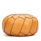 Moderner Pouf Ottoman Pumpkin Color - color: Pumpkin