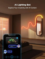 Govee RGBIC Neon Lights, LED Smart Neon Rope Light 2 Works with Matter, Alexa, Google Assistant, Custom DIY Neon Strip Lights for Bedroom and Holiday Decor, Softer Material, 32.8ft, White - size: 32.8ft