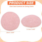 uxcell Round Stool Cushion, 10 x 10 Inch Round Seat Pads with Elastic Straps, Anti-Slip Soft Round Pad Chair Seat Cushions for Dining Chairs Kitchen Bar High Stool, Light Pink - color: Light Pink, size: 10 x 10 Inch