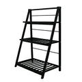 Gardzen Heavy Duty 3 Tier Metal Plant Stand, Flower Display Rack & Planter Shelf Holder for Indoor Outdoor Use, Clearance – Partial Coating Peels