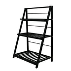 Gardzen Heavy Duty 3 Tier Metal Plant Stand, Flower Display Rack & Planter Shelf Holder for Indoor Outdoor Use, Clearance – Partial Coating Peels