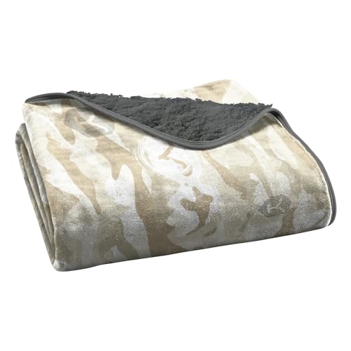Northwest Yellowstone Silk Touch Sherpa Throw Blanket, 60" x 80", Camo - color: Camo, size: 60" x 80"