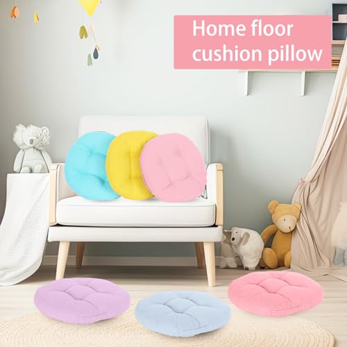 Gerrii 8 Pieces Floor Cushions for Kids Classroom Flexible Floor Seating Cushions Floor Pillows for Home School Kindergarten Daycare Nursery (Bright Color,Round) - color: Bright Color, style: Round
