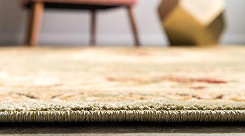 Unique Loom Versailles Collection Area Rug - Henry (2' x 3' 1" Rectangle Green/Cream) - color: Green/Cream, size: 2'2" x 3'1" (Rectangular)