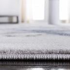SAFAVIEH Craft Collection 2'3" x 8' Grey/Blue CFT877L Modern Abstract Non-Shedding Living Room Entryway Foyer Hallway Bedroom Runner Rug - color: Grey/Blue, size: 2'3" x 8' (Runner)