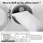 MIULEE 18x18 Inches Pillow Inserts Pack of 2, Decorative Throw Pillow Inserts for Couch - size: 18x18 Inch