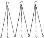 Hanging Baskets Chains 23 Inches 3 Leads Hanging Chains Flower Pot Hanger Replacement Plant Hangers for Planters and Lanterns, Pack of 3 (3 Legs) - style: 3 Legs