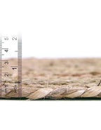 Unique Loom Braided Jute Collection Area Rug - Dhaka (1' 2" x 6' 1" Table Runner, Natural) - color: Natural, size: 1'2" x 6'1" (Table Runner)