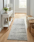 Rugs.com - Angelica Rug – 6 Ft Runner Gray Easy-Clean Rug – Ideal for Hallways, Kitchens, and Entryways - color: Grey, size: 2' x 6' (Runner)