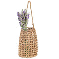 Hiceeden Woven Front Door Basket, Water Hyacinth Hanging Wall Flower Basket, Wall Decor Boho Decoration Veggies Storage Basket for Home, Pantry, Garden, Farmhouse - style: Bohemian