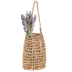 Hiceeden Woven Front Door Basket, Water Hyacinth Hanging Wall Flower Basket, Wall Decor Boho Decoration Veggies Storage Basket for Home, Pantry, Garden, Farmhouse - style: Bohemian