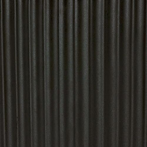 Amazon Basics Fluted Ceramic Planter Pot for Indoor Outdoor Plants, Round Flower Pot with Drainage Hole, 10-inch, Black - color: Black, size: 10-Inch