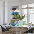 WILON Brushed Nickel Glass Pendant Lights Kitchen Island Lighting, Modern Hanging Lamp for Sink Dining Room Over Table Hallway Entryway Bar Foyer Bathroom - color: Brushed Nickel