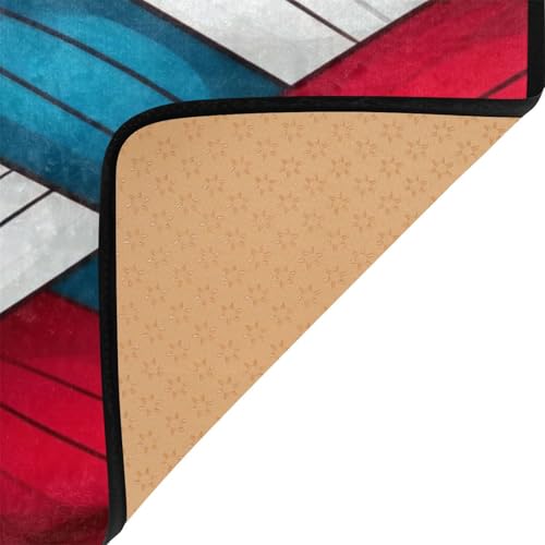 YETTASBIN Ultra Soft Area Rug, Basket Texture Non-Slip Washable Floor Mat Stain Resistant Indoor Rugs for Living Room Bedroom Dorm Entryway Hallway Home Office Decor, 31 x 20 Inch - size: 31 x 20 Inch