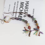 2 Pieces of 7 Chakras Healing Crystals and Tree of Life Wall Hanger Tumbled Gemstones Meditation Hanging Ornament Christmas Tree Memorial Hanging Pendant (Style 1) - color: A-style 19