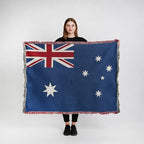 Pure Country Weavers Australia Flag Blanket - Gift Tapestry Throw Woven from Cotton - Made in The USA (69x48) - color: Australia Flag