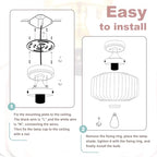Flush Mount Ceiling Light Gold Light Fixture Set of 2 Striped Glass Shade Pink Chandelier Farmhouse Semi Flush Mount Light for Pantry Bar Cafe Hallway Entryway - color: Pink, 2 Pack