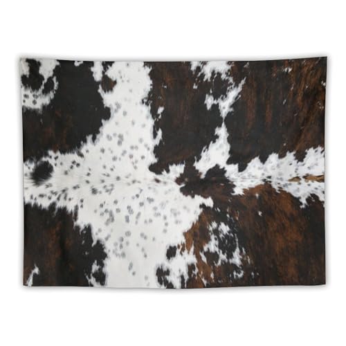 DDCBNS Abstract Cow Skin Tapestry,White Black Brown Cowhide Fur Print Wall Hanging,Farm Animal Skin Wall Hanging Tapestry Wall Art Home Décor for Bedroom Living Room Dorm Wall Décor 40" x 30" - color: Animal Skin_10, size: 40"L x 30"W