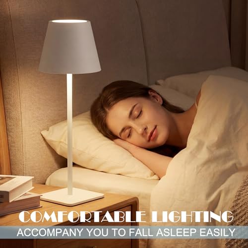 4 Pack Wedding Cordless Table Lamp for Outdoor Party Table Night Light LED Rechargeable Reading Lights 3 Color Portable Touch Control Party Decor with Bows for Wedding Patio - style: Classic