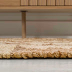 JONATHAN Y Theo Woven Jute Checkerboard Natural/Bleach Runner Rug, 2x10, Modern, Farmhouse, Rustic, Lodge, Easy-Cleaning for Living Room, Bedroom, Kitchen, Non-Shedding (NRF203C-210) - color: Natural/Bleach, size: 2' x 10' (Runner)