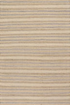 Dash & Albert Marn Striped Handmade Jute Rug, 2' X 3', Sand Striped Pattern - color: Marn Sand, size: 2' x 3' (Rectangular)