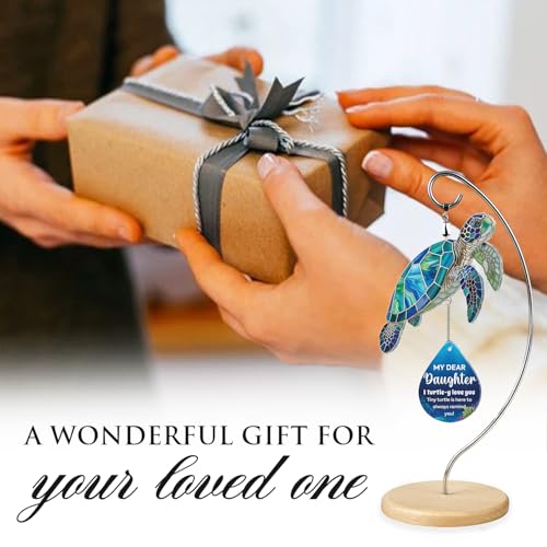 Funny Turtle Daughter Gifts from Mom Dad - Christmas Birthday Gifts for Adults Daughter in Law Bonus Step - I Love You Small Cute Stuff Things - Graduation Christmas Valentines Day Present for Girl - color: 10 - Daughter Turtle
