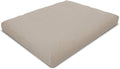 Zabuton Meditation Cushion for Workout - Supportive Yoga Floor Seat Cushion for Comfort & Posture Support - Natural Washable Cotton Fill kneeling Pad - Made in USA - Premium 32x26x3, Natural