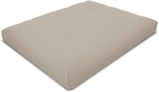 Zabuton Meditation Cushion for Workout - Supportive Yoga Floor Seat Cushion for Comfort & Posture Support - Natural Washable Cotton Fill kneeling Pad - Made in USA - Premium 32x26x3, Natural