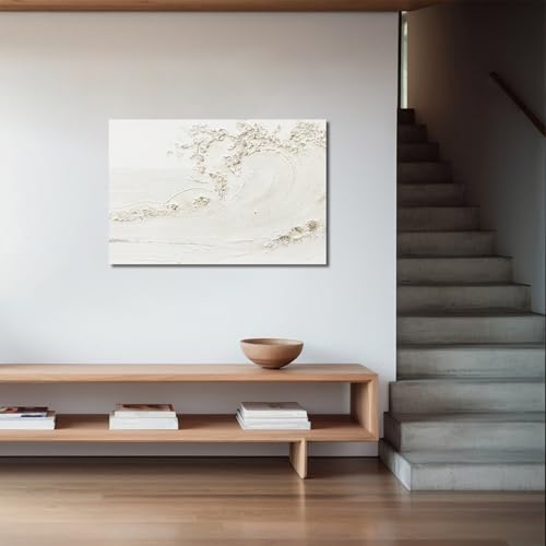 Canvas Wall Art Decor Artwork for Walls Wall Art for Living Room Black Abstract Wall Art Decor Canvas Art Wall Decor Modern Textured Wall Art Black Wall Paintings 24" X 36" Bedroom Office Decor - color: White, size: 36"L x 24"W