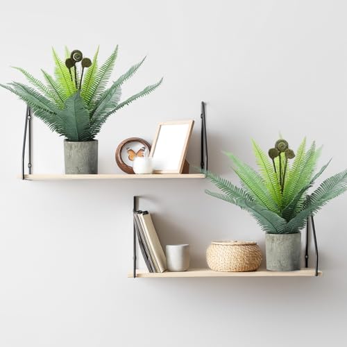 FAVOWREATH 2 Pack Small Fake Plants Potted Artificial Plants Indoor for Home Decor Office Room Farmhouse Indoor Table Bathroom Decor - color: Green.