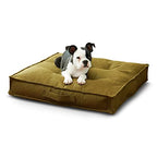 South Pine Porch Mila Square Tufted Pillow Style Dog Bed, Moss, Small (24" x 24") - color: Moss, size: Small (24" x 24")