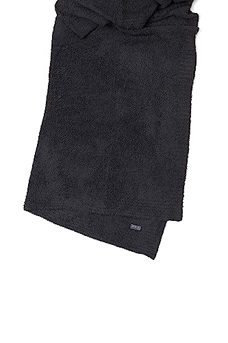 Barefoot Dreams® CozyChic® Throw, Carbon, 54"x72" - color: Carbon