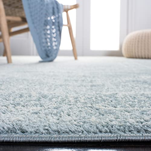 SAFAVIEH Adirondack Collection Runner Rug - 2'6" x 6', Slate & Ivory, Oriental Medallion Design, Non-Shedding & Easy to Clean, Ideal for Ideal for Hallway, Foyer, Kitchen, Entryway, Bedroom (ADR108T) - color: Slate/Ivory, size: 2'6" x 6' (Runner)