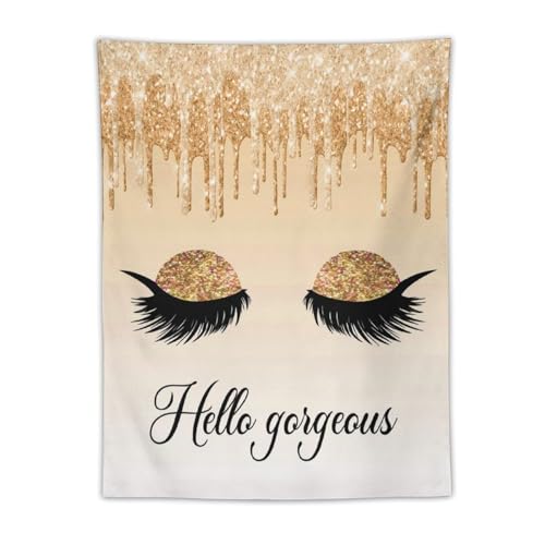 Eyelashes Tapestry Wall Hanging Tapestries Wall Backdrop Room Poster Art Aesthetic Decor for Home Office Bedroom Living Room Dorm 30"x40" - color: Eyelashes-1, size: 40"L x 30"W