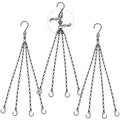 Heybe Swivel Hanging Basket Chains 23 Inches 4 Leads Hanging Chains Flower Pot Hanger Replacement Plant Hangers for Planters and Lanterns, Pack of 3 (4 Legs-Swivel) - style: 4 Legs-Swivel