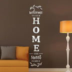 Wall Mirror, Silver 100x20cm Family Decor Removable 3D Acrylic Decorative Mirror Decals Self-Adhesive Reflective Stickers for Living Room Wall Art Entryway Background Home Decor Family Signs