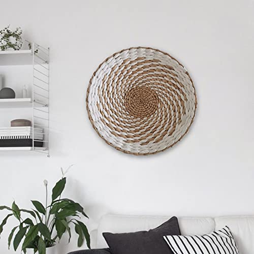 Duiaynke Woven Decor, Hanging Baskets Unique Tapestry for Hallway Bedroom Living Room Home Decorations (White 30cm) - color: White 30cm