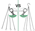 Heybe Hanging Baskets Chains 23 Inches 4 Leads Hanging Chains Flower Pot Hanger Replacement Plant Hangers for Planters and Lanterns, Pack of 3 (4 Legs) - style: 4 Legs