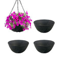 4 Pack 12 Inch Fabric Planter Basket Liner- Felt Flower Pot Liners Replacement Coco Fiber Liner for Hanging Basket Flowers Round Hanging Basket Liners Prevent Birds from Nesting - size: 4pack-12inch