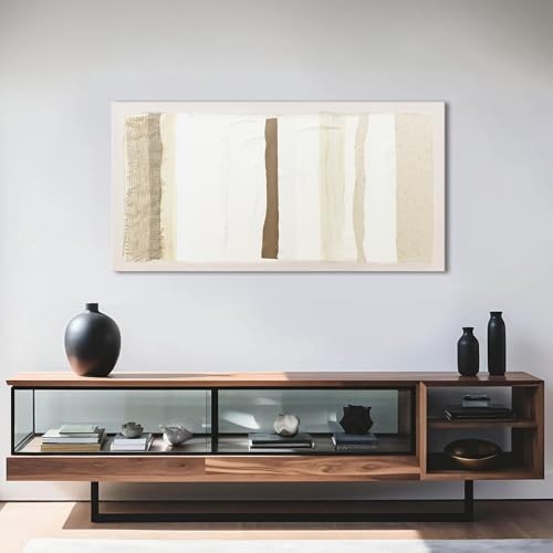 Abstract Wall Art Decor Modern Canvas Art Wall Decor Brown And White Wall Art Decor Minimalist Wall Art Prints Neutral Canvas Wall Art for Living Room 20"X40" for Room Bedroom Office Decor - color: Brown, size: 40"L x 20"W