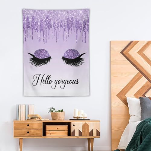 Eyelashes Tapestry Wall Hanging Tapestries Wall Backdrop Room Poster Art Aesthetic Decor for Home Office Bedroom Living Room Dorm 30"x40" - color: Eyelashes-2, size: 40"L x 30"W