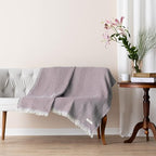 Bed Blanket, Queen Size (79 x 90 Inch), Cotton-Rich Blend, Soft Textured Woven Coverlet, Easycare, Lightweight & Breathable Bed Layering, All Season Bedding, Burgundy - color: Burgundy, size: Queen