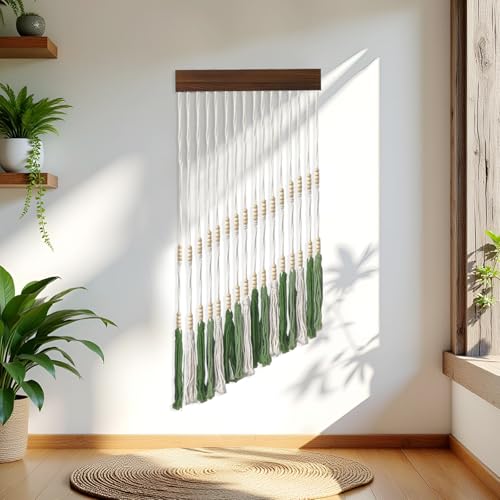 HFWDGTAO Macrame Wall Hanging, Boho Wall Decor, Home Decor - Unique Art Handmade Woven Tapestry, Bedroom Living Room Gallery Bedroom Corridor Background Wall Art Decoration
