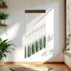 HFWDGTAO Macrame Wall Hanging, Boho Wall Decor, Home Decor - Unique Art Handmade Woven Tapestry, Bedroom Living Room Gallery Bedroom Corridor Background Wall Art Decoration
