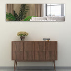 Ruomeng Full Length Wall Mirror Tiles, Gym Mirrors 12" x 15" x 4Pcs Square Wall Mounted Mirror, Frameless Mirror Tiles for Home Gym, Bedroom, Door - size: 15"x12"-4pcs