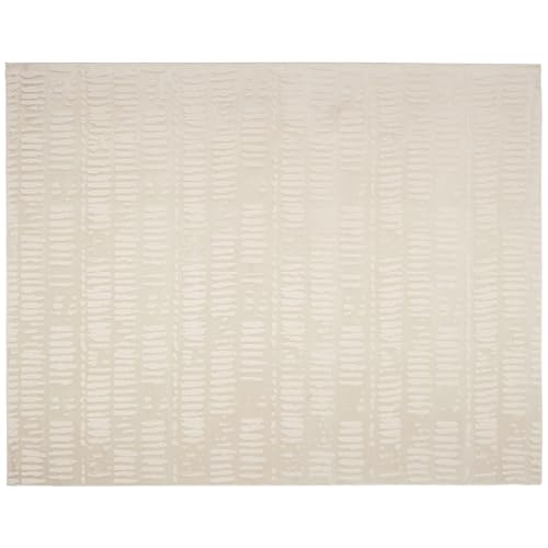 Revival Rugs Shell 7'x9' Area Rugs for Living Room Bedroom Dining Room - Washable, 100% Recycled, Oeko-TEX Certified, Modern, Medium Pile, Beige, Cream - color: Beige/Cream, size: 6'7" x 9' (Rectangular)